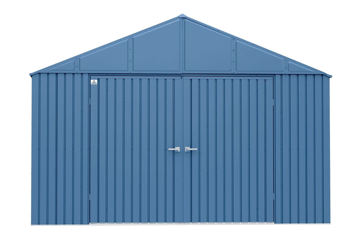 Arrow Elite 12x12-ft Blue Grey Corrosion-Resistant Steel Shed