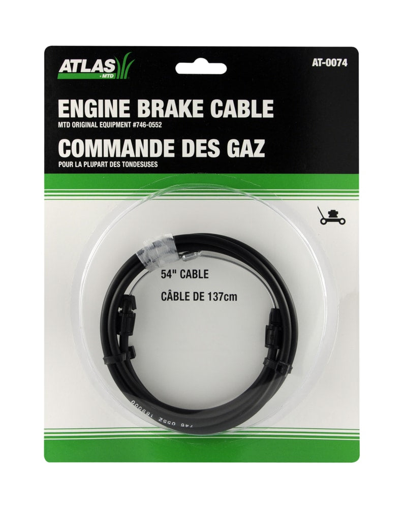 Atlas Lawnmower Engine Replacement Brake Cable, 54-in