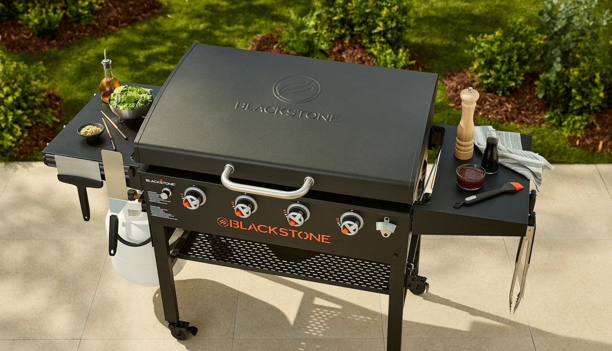 Blackstone 4-Burner LP Gas Portable Griddle with Lid, 36-in