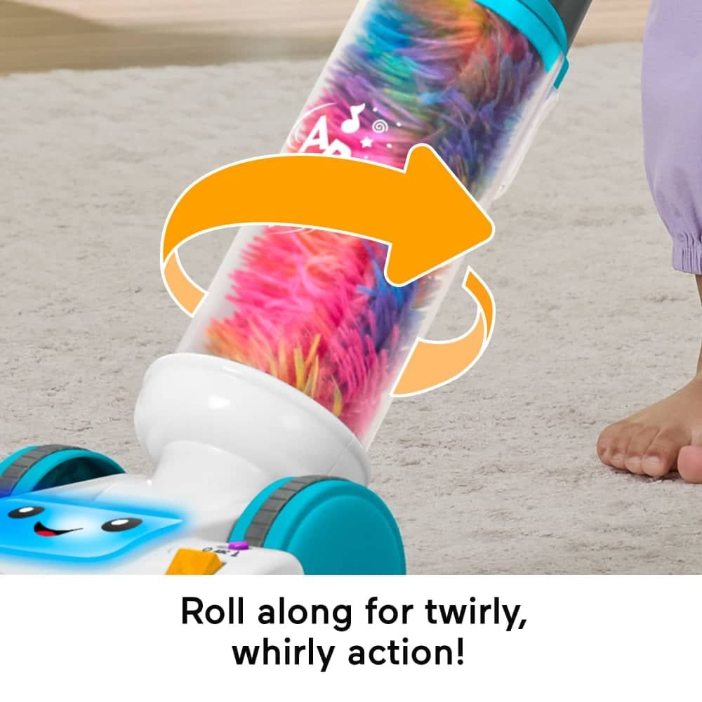 Fisher Price Laugh and Learn 2-in-1 Vacuum Electronic Toy