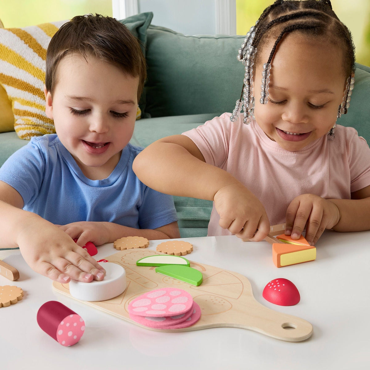 Fisher-Price Wooden Charcuterie Board Set