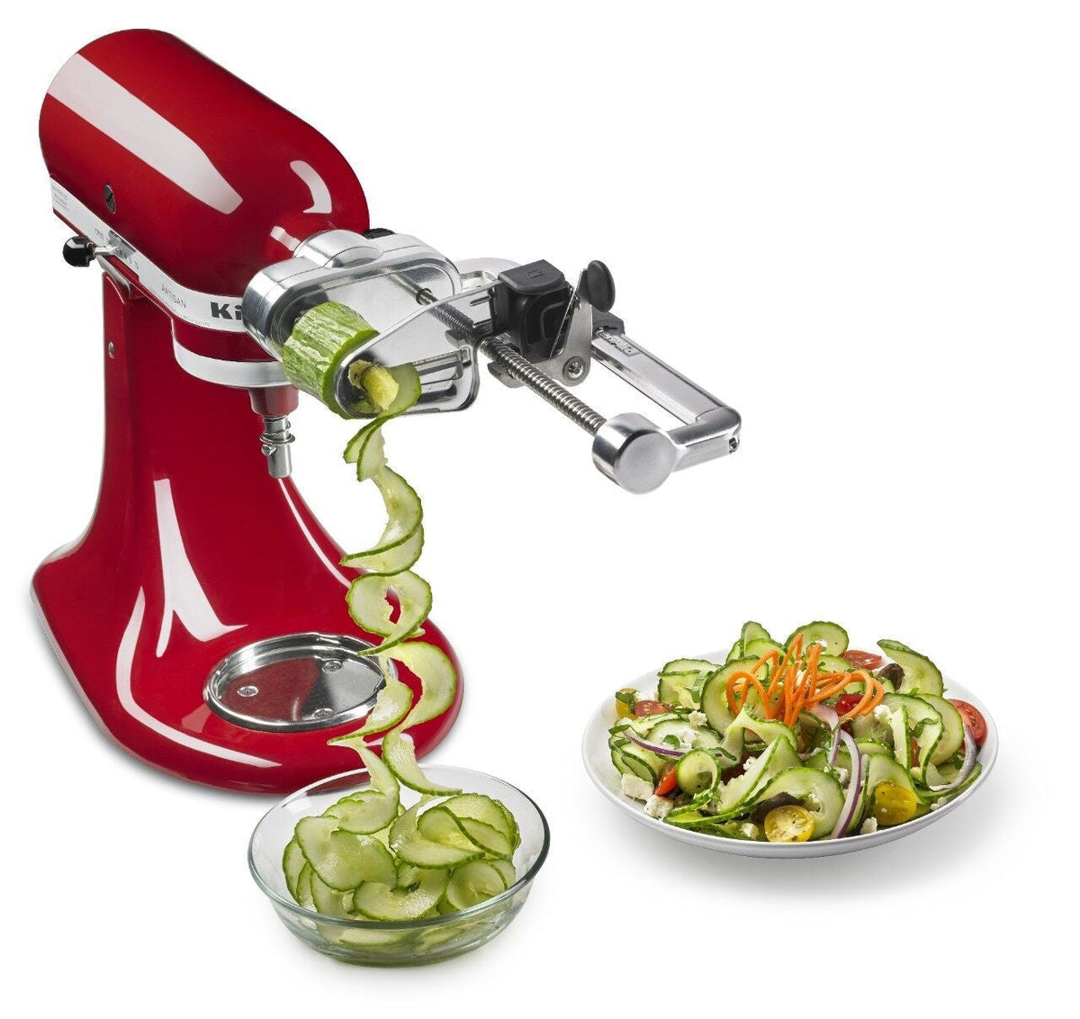 KitchenAid 7 Blade Spiralizer Plus Stand Mixer Attachment with Peel, Core & Slice