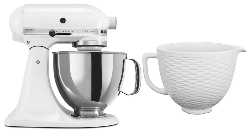 KitchenAid Artisan Series 5-Quart Tilt-Head Stand Mixer, White