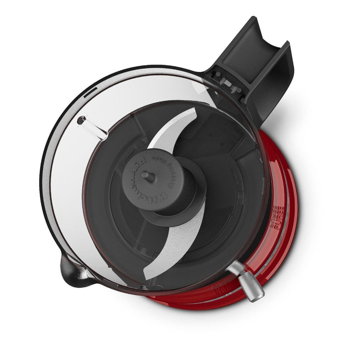 KitchenAid Compact 3.5 Cup Food Chopper/Mini Food Processor with Dishwasher Safe Parts, Empire Red