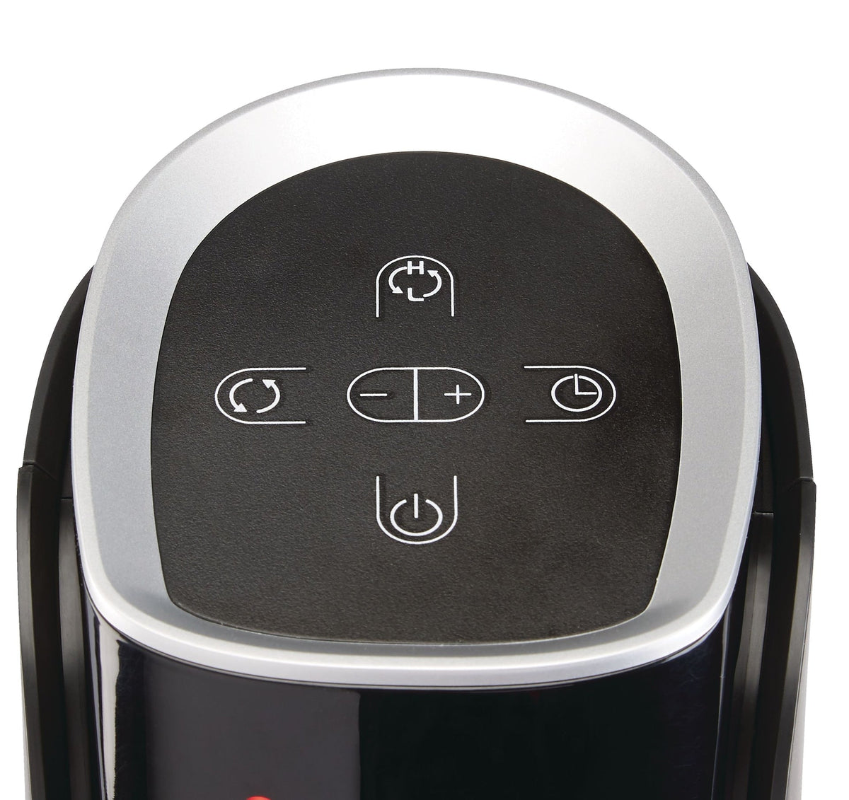 NOMA Oscillating Tower Ceramic Heater withRemote Control & Thermostat, 1500W, Black, 30-in