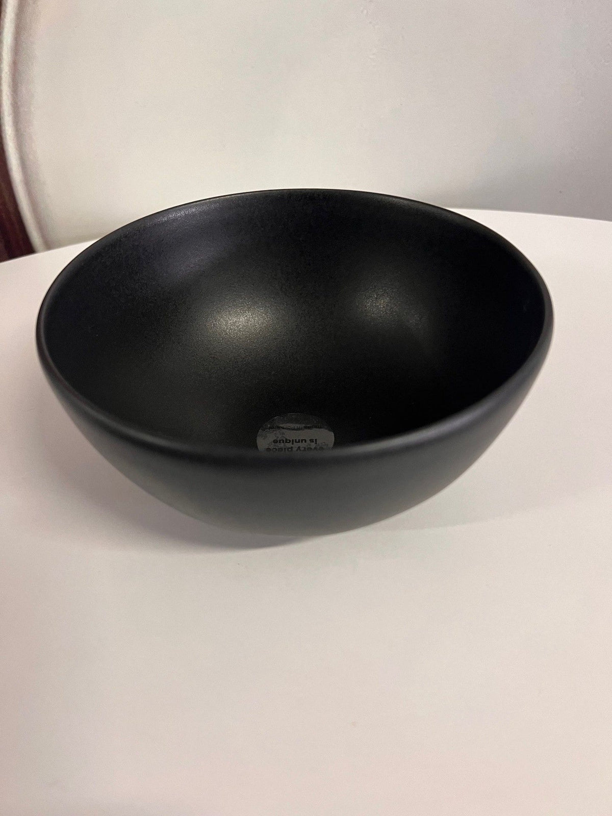Paderno Dorset All-Purpose Stoneware Bowl, Oven Safe, 4-pk, Black Reactive