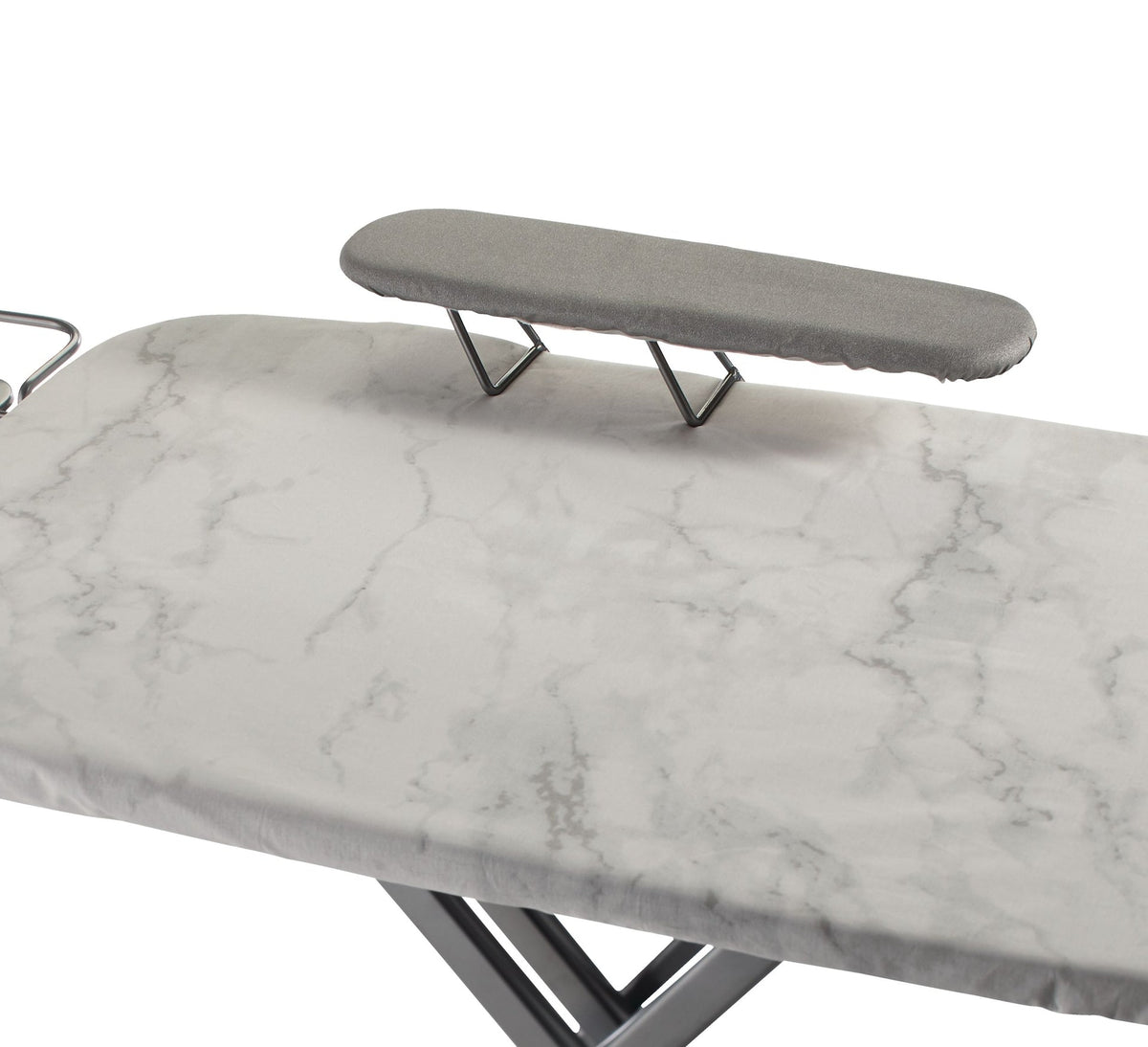 type A Adjustable Wide Quad Leg Ironing Board, 48.5 x 18 x 37.8-in