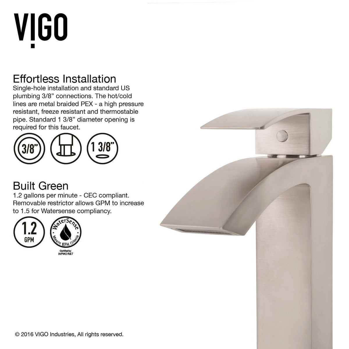VIGO Glass Turquoise Water Bathroom Sink/Basin Set with Duris Faucet and Rectangular Vessel