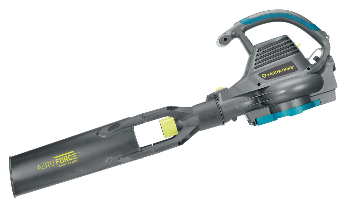 Yardworks 12 Amp Electric Leaf Blower/Vacuum with Aero Force Technology Black