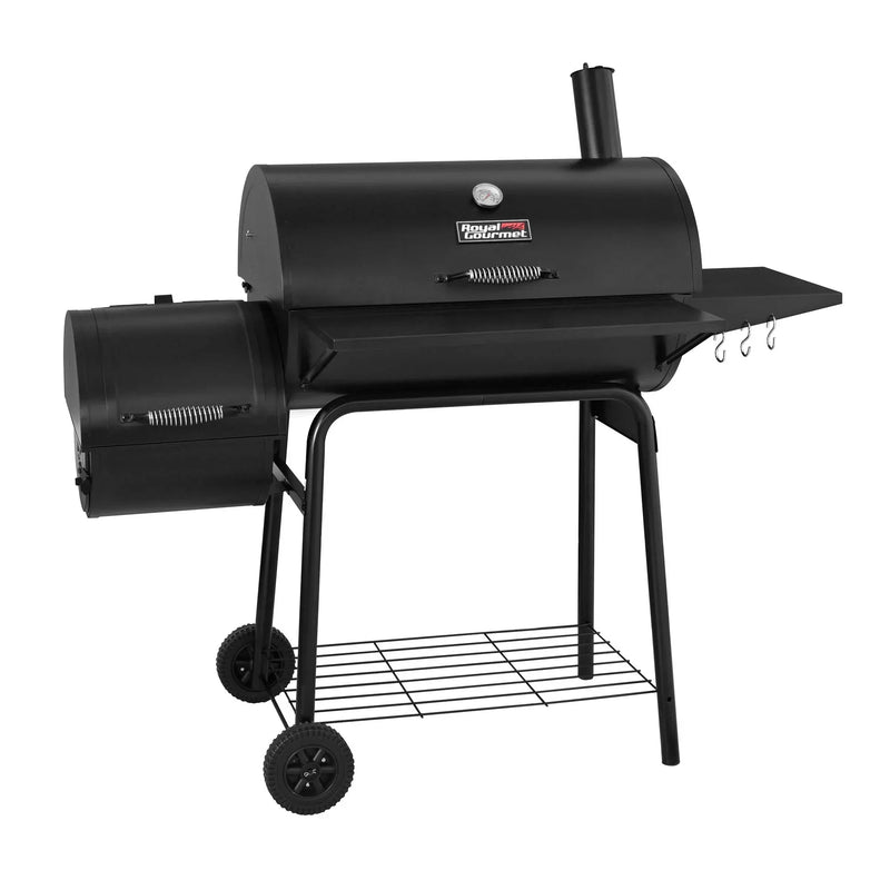 Gourmet 30" BBQ Charcoal Grill and Offset Smoker U6