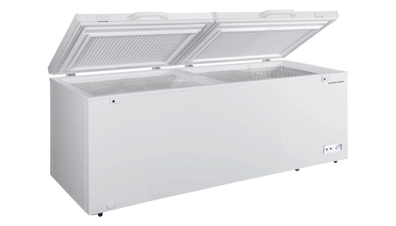 Hamilton Beach 21 Cu. ft. Chest Freezer, Double Doors, HZ9212, White F1