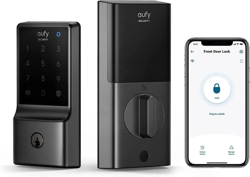 eufy Security Smart Lock C210, 5-in-1 Keyless Entry Door Lock, Built-in WiFi Deadbolt L6