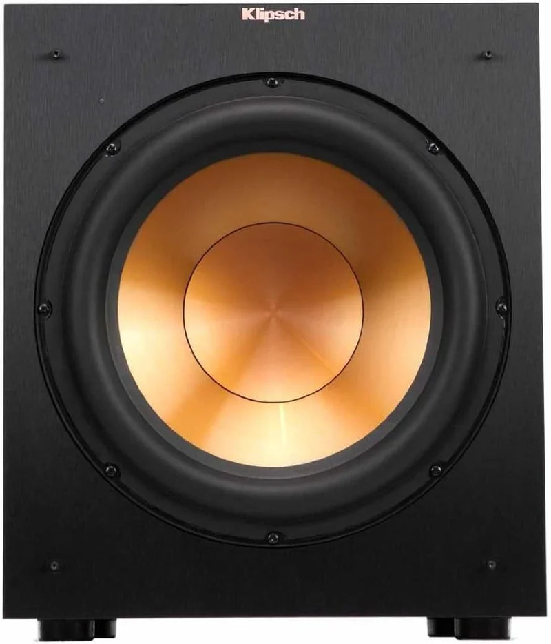 R-12SW Powerful Deep Bass Front Firing 12" Copper-Spun Driver 400W Digital Power Subwoofer 14" X 18.5" X 16" N0
