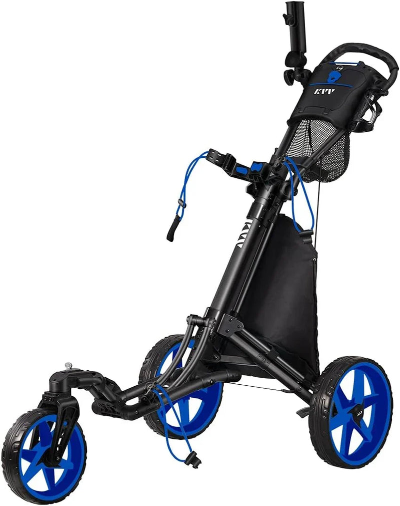 360-degree rotating front wheel golf cart, with opening and closing taking only one second - built-in free sunshade stand H3