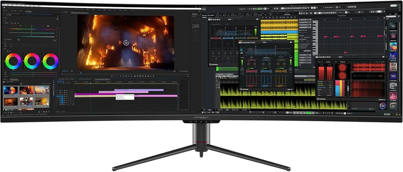 INNOCN 49" Curved Gaming Monitor, 144Hz, HDR400, USB-C, 49C1G J3