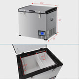 Costway 63-Quart Portable Electric Car Cooler Refrigerator / Freezer Compressor for RVs Camping