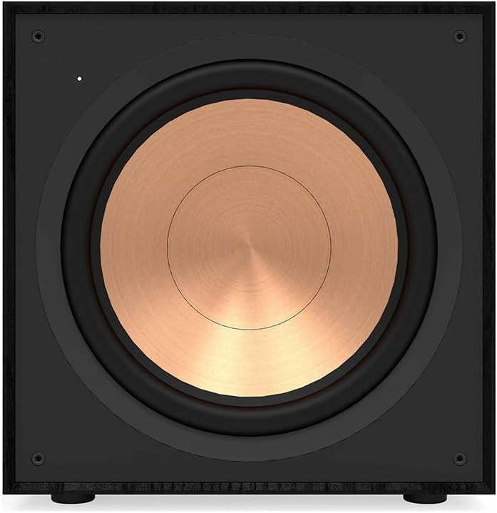 Reference R-121SW 12” Front-Firing Subwoofer with revamped Spun-Copper thermoformed crystalline Polymer woofers and an All-Digital Amplifier for Premium Sound in Black U5