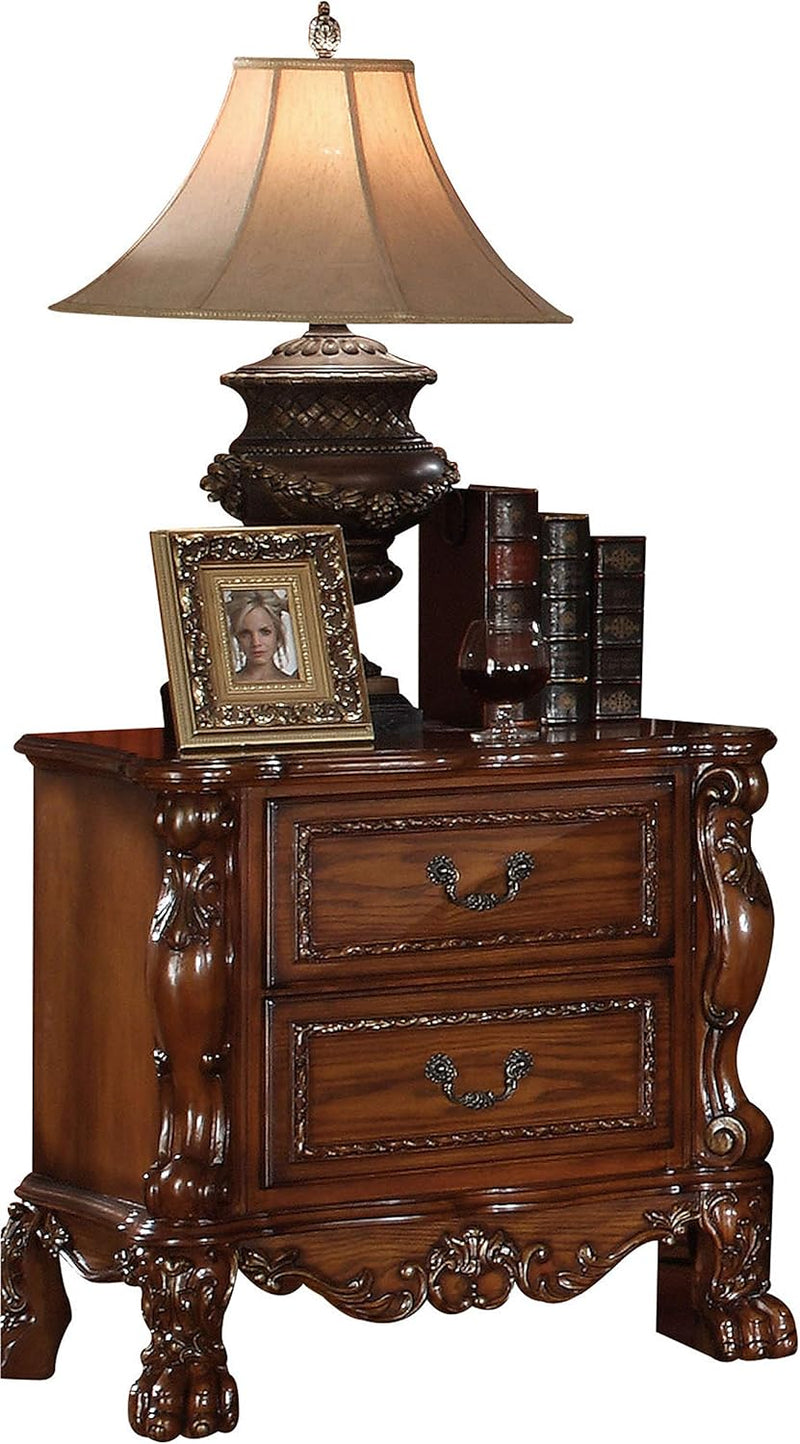 Nightstand - 12143 - Apricot color, length 31.75 inches, width 20 inches, height 30.5 inches Y4