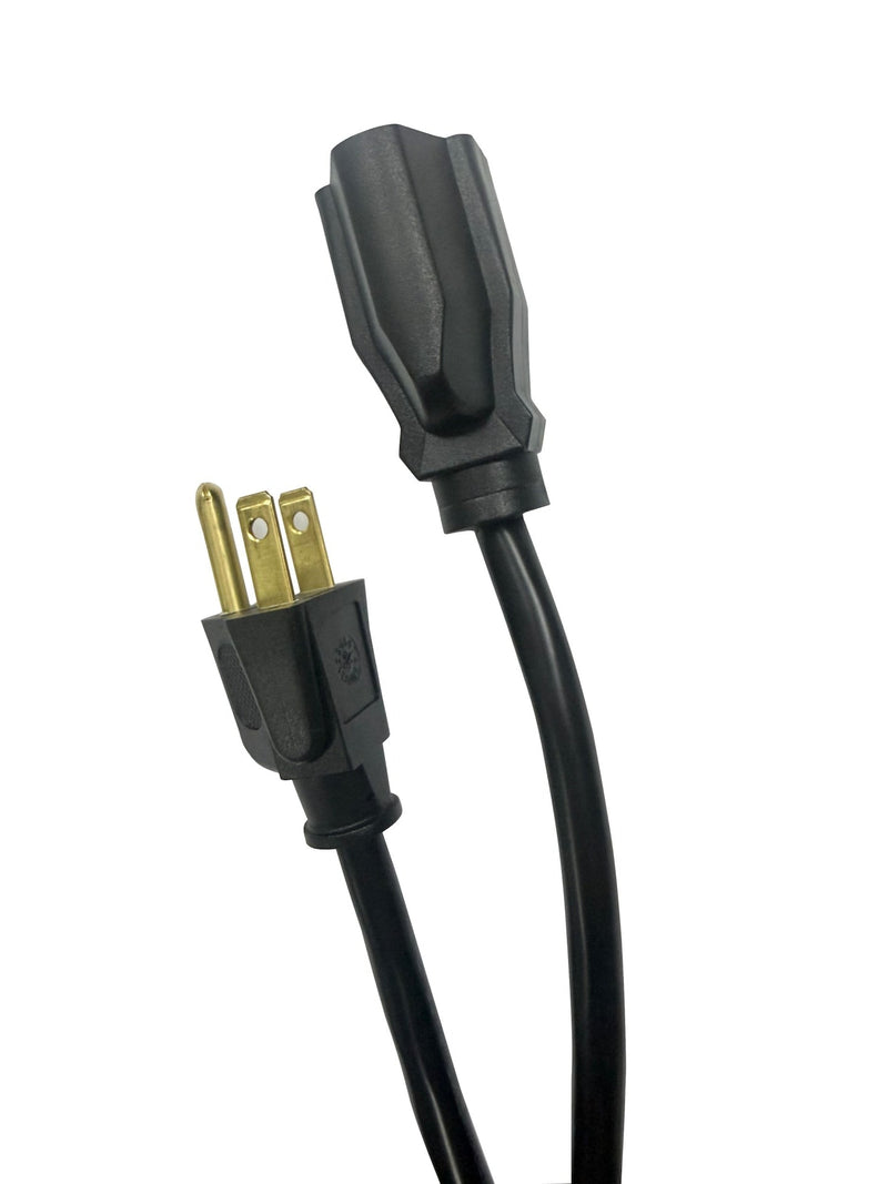 20' 16 Gauge 1-Tap Outdoor Extension Cord, Black Z4