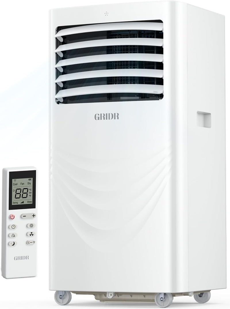 12000 BTU Portable Air Conditioners, AC Unit for Bedroom with 4 Modes Cooling/Dehumidifier/Fan & Sleep, Up to 400 Sq.Ft, 45db Quiet, 24H Timer & Remote, Standing Air Conditioner for Rooms Office Home D7