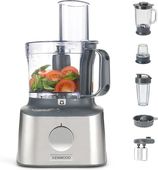 Multifunctional compact food processor, with built-in scale, equipped with 11 accessories, designed small yet powerful. R2
