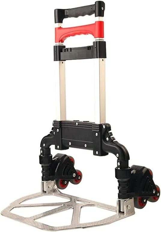 Hand Cart-Home Small Trailer Luggage Cart Folding Trolley Car Outdoor Goods Shopping Trolley Cart Truck P3