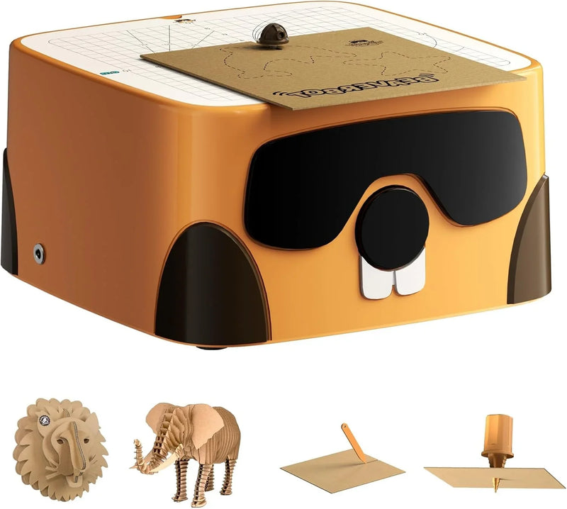 BEAVERBOT Kids Cardboard Cutter STEM Craft Kit, Ages 3 N3