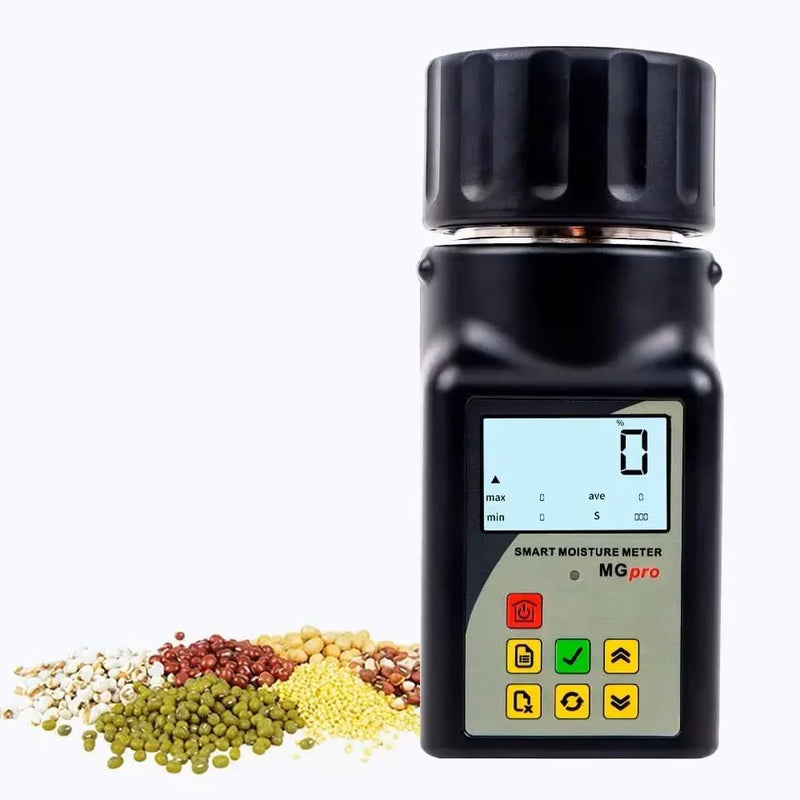 Portable mini grain moisture measuring instrument, suitable for 25 types of grains such as coffee, cocoa, rice, wheat, etc., with 99 sets of data storage function G4