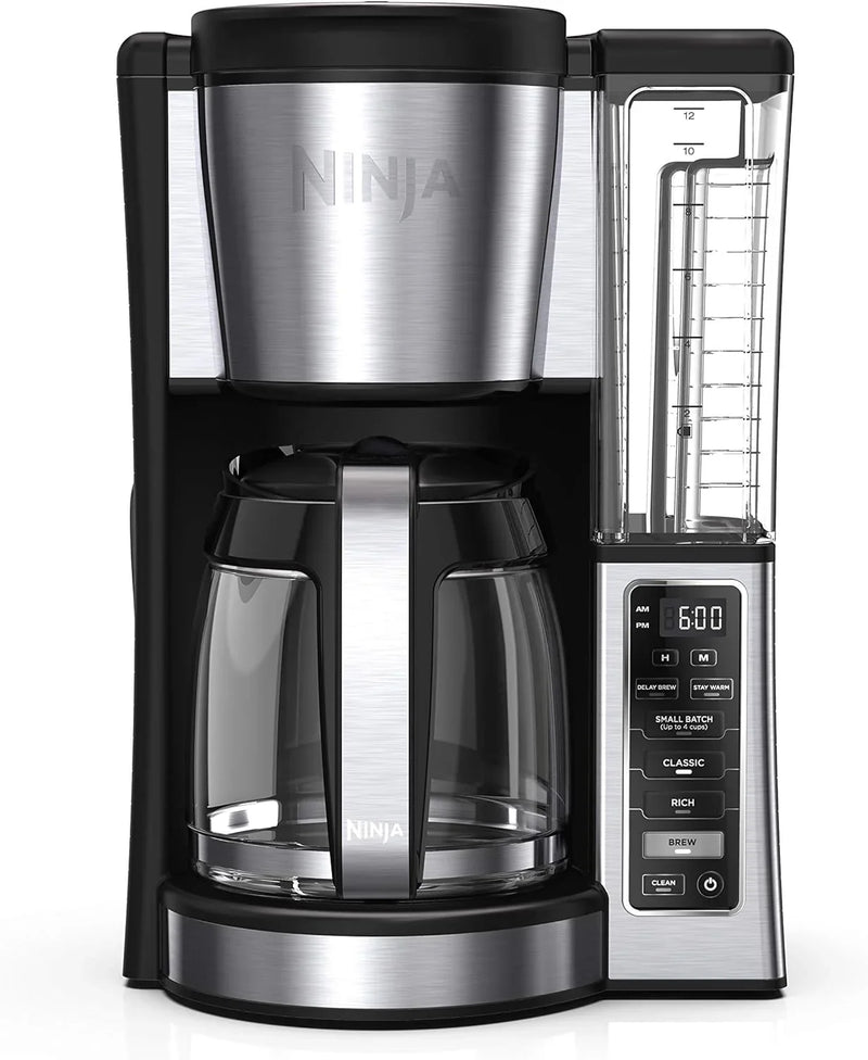 Programmable coffee machine, featuring two brewing modes, adjustable pre-heating plate and delayed brewing function S5