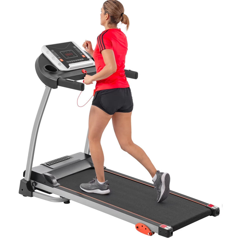 Ambifirner Easy Folding Treadmill with Adjustable Incline, Wide Running Deck, Foldable Design, Digital Monitor Mini Treadmill for Home Office X1