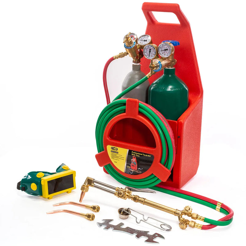 Welding & Cutting Torch Oxygen Acetylene Regulator Set F4