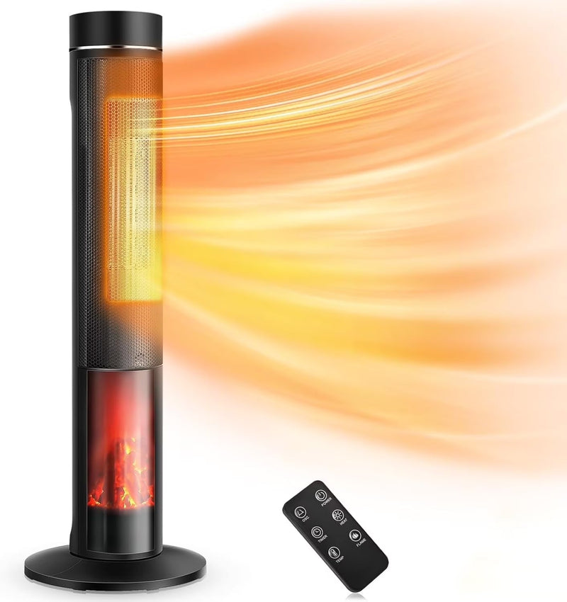 Airchoice 1500W 36 in Ceramic Tower Space Heater, 3 Heat Settings, Adjustable, for 300 sq ft G3