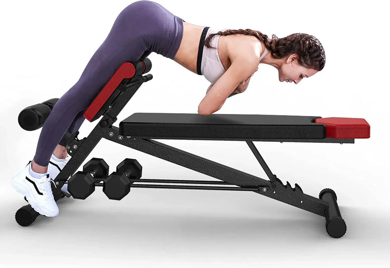 FINER FORM Multi-Functional Adjustable Weight Bench for Total Body Workout Z5
