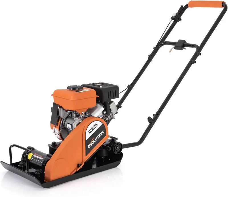 Electric Compactor Plate - Ideal For Levelling Pavement, Artificial Turf Ground Preparation, Patio, Blockwork, Sand, Soil & More Y9