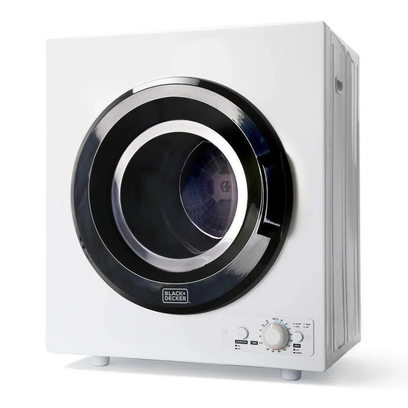 Black decker 3.5 Cu. ft. Portable Dryer – White Black H1