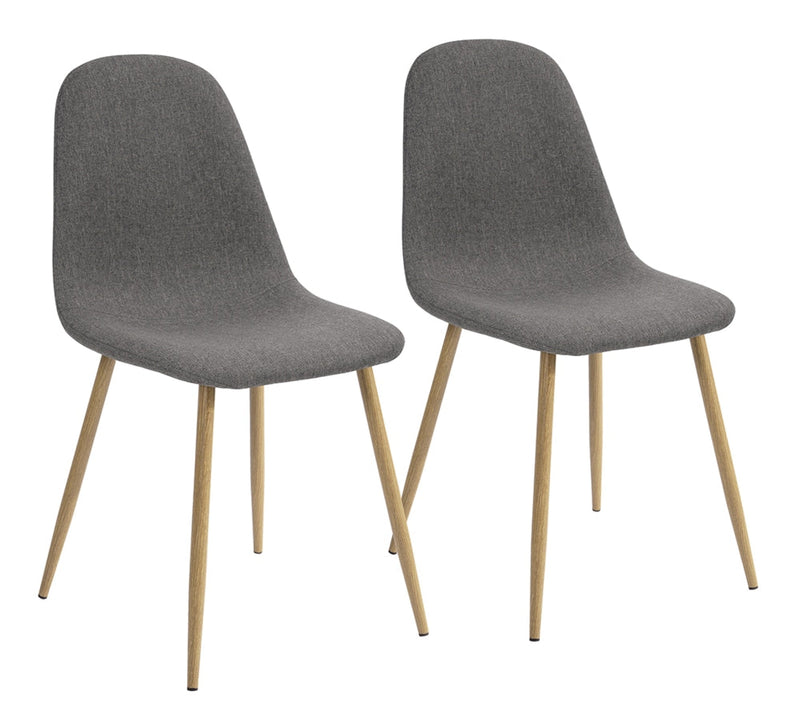 39F Charlton Fabric Dining Chair, Grey N1