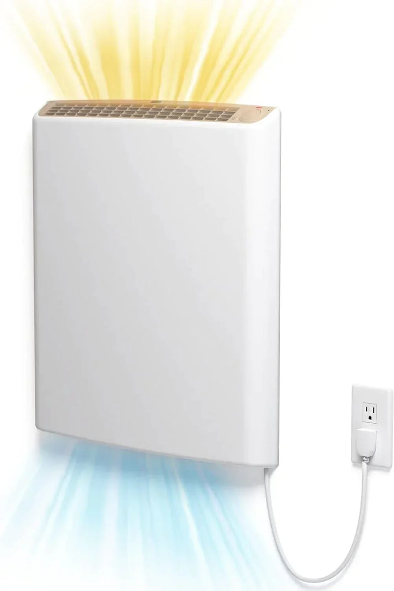 Envi Plug-in Electric Panel Wall Heaters for Indoor Use, Energy Efficient 24/7 Heating w/Safety Sensor Protection C3