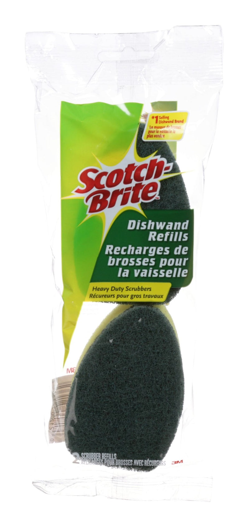 3M Scotch-Brite Heavy-Duty Teardrop Dishwand Refill Q6