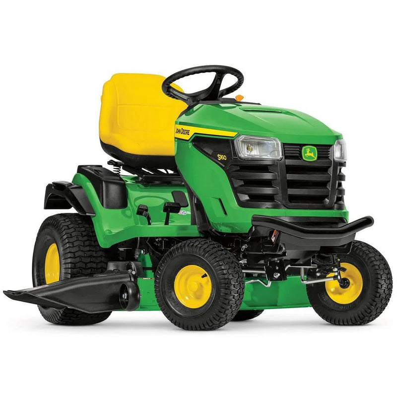 John Deere S160 48 in. 24 HP V-Twin ELS Gas Hydrostatic Riding Lawn Tractor BG21211 V7