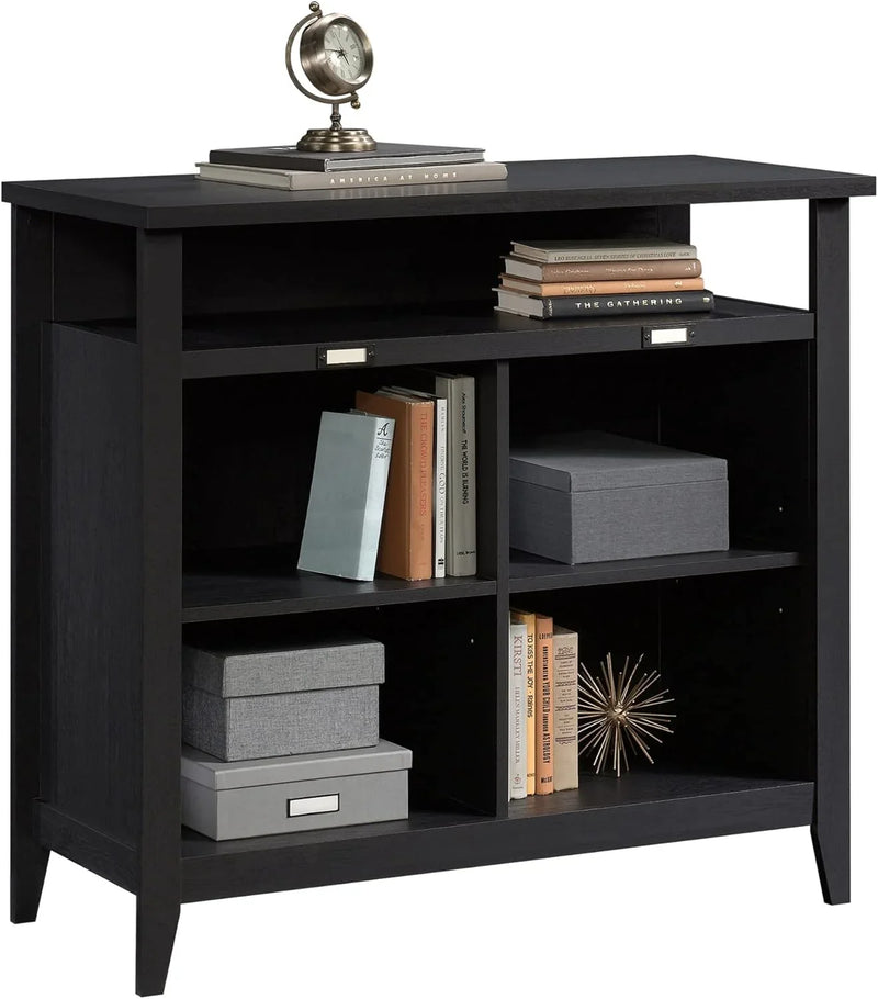 36-inch high 4-section bookshelf, Raven oak color U6