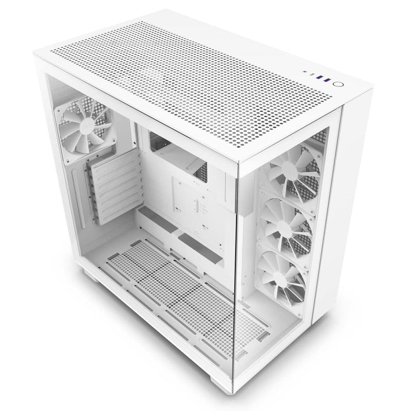 H9 Flow Dual-Chamber ATX Mid-Tower PC Gaming Case V8