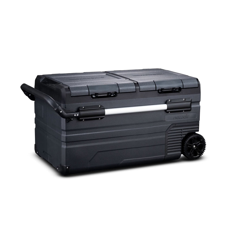 Newair 80 Qt. Portable 12v Electric Cooler with LG Compressor with Fridge and Freezer - NPR080GA00 T0