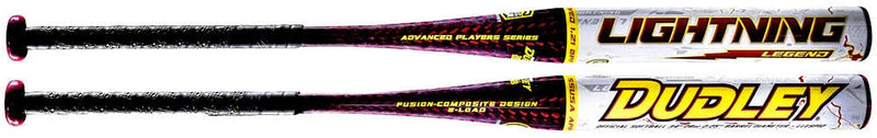 Dudley Lightning Legend LLESP12 34/27 Slowpitch Softball Bat, Fusion Composite, 12锟芥-锟斤拷 Barrel, End-Loaded, SSUSA Approved O2