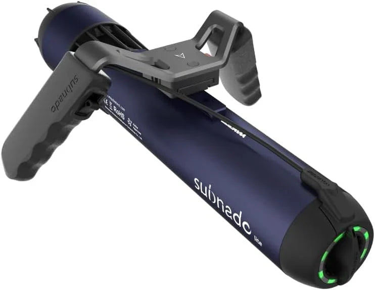 Underwater Scooter Lite, Water Sports Diving Scooter with Removable Handle, Compact and Portable Water Scooter for Adults&Kids, Scuba Diving Snorkeling Sea Scooter Multiple Uses, Blue L6