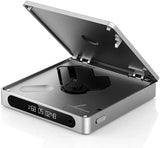 Multifunctional portable stereo CD player, equipped with long-lasting batteries, supports USB copying function, has optical/coaxial/3.5mm/4.4mm output interfaces (transparent (Bluetooth))