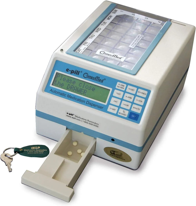 CompuMed - Tamper Resistant Automatic Pill Dispenser - AC Powered Q2