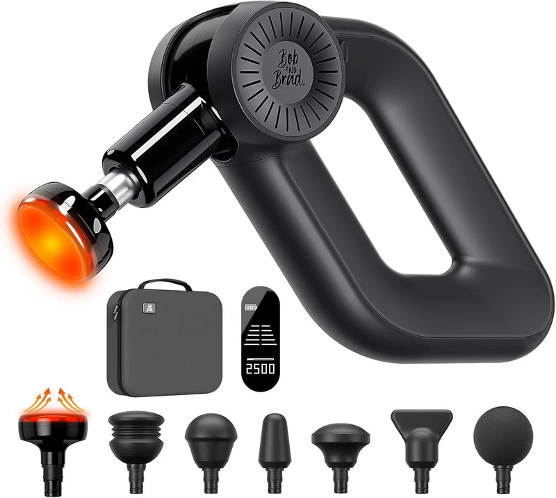 Professional massage gun - deep tissue impact massage, 16mm amplitude, suitable for professional muscle massager for athletes, can relieve pain, quiet electric back massager, as a gift for him C1