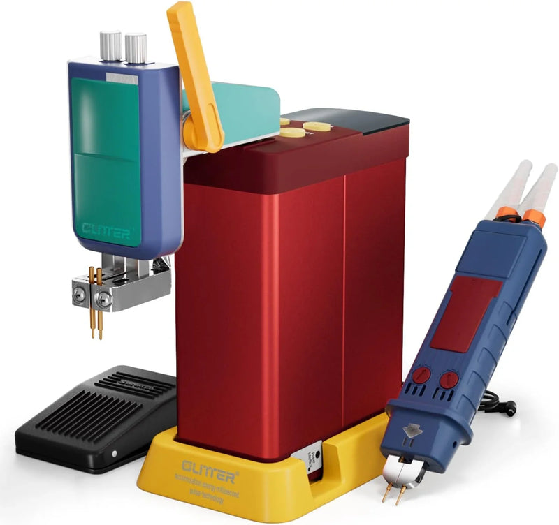4500-watt super capacitor pulse battery welding machine, a DIY tool suitable for repairing 18650 lithium battery packs, equipped with a handle-type push welding arm and foot pedal switch, capable of continuous operation for 24 hours. Z4
