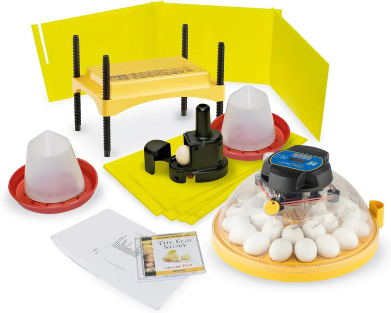 A 24-position automatic egg incubator with constant temperature control function, suitable for hatching 24 eggs, duck eggs or other egg types. It offers the best flexibility and can be used with eggs of different sizes. V5