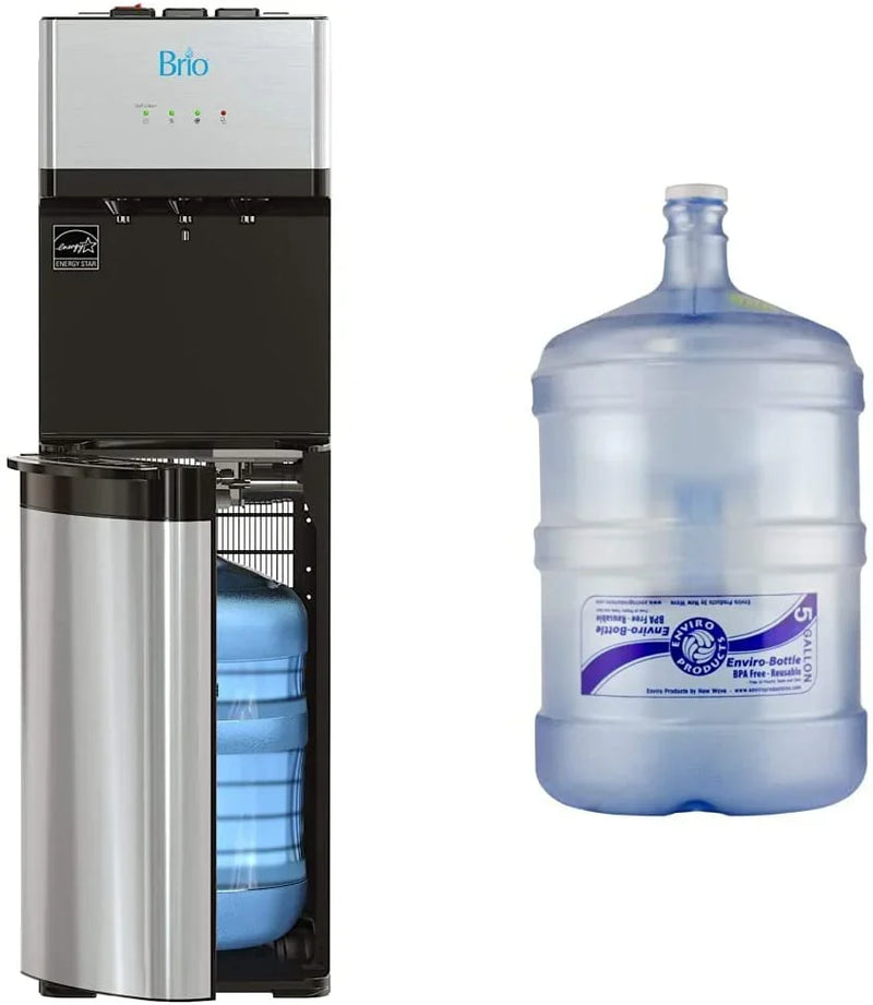 Brio Self Cleaning Bottom Loading Water Cooler Water Dispenser 3 Temperature Settings T8